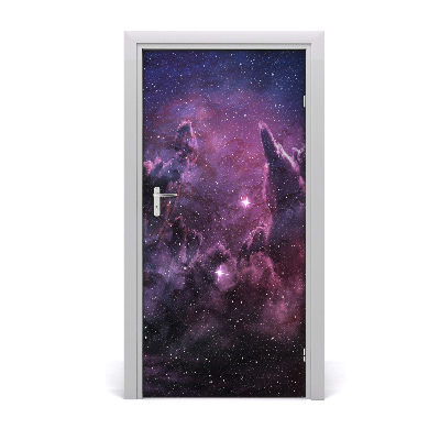 Pegatina para puerta Nebulosa