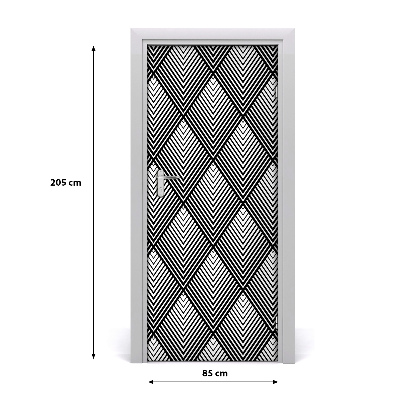 Vinilo para puerta Fondo geométrico