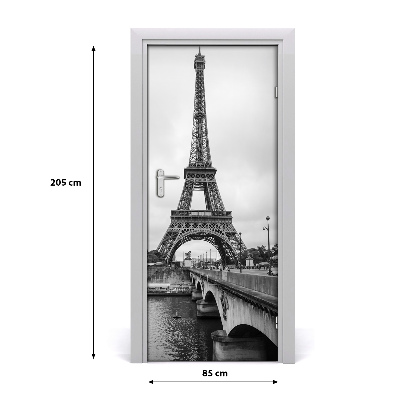 Pegatina para puerta Torre eiffel