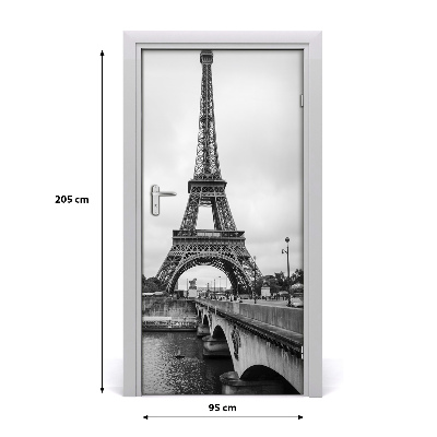 Pegatina para puerta Torre eiffel