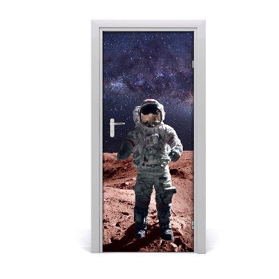 Pegatina para puerta Astronauta
