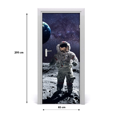 Pegatina para puerta Astronauta