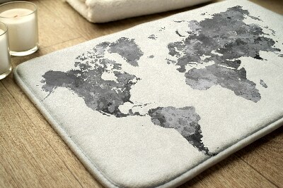 Alfombras baño Mapa del mundo
