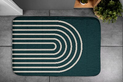 Alfombrilla baño Patrón geométrico