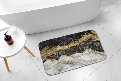 Alfombrilla de baño Mármol dorado