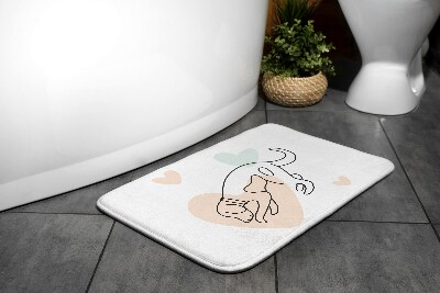 Alfombra de baño Animales de perro