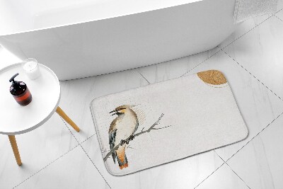 Alfombra de baño Pájaro en una rama