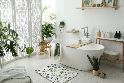 Alfombras baño Cactus de patrón