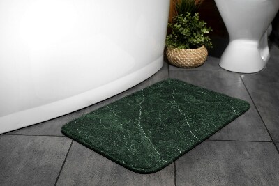 Alfombras baño Mármol verde