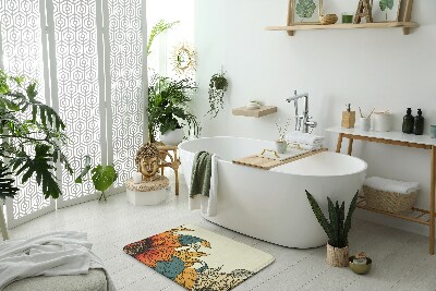 Alfombras baño Flor de girasol