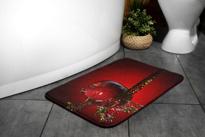 Alfombras baño Manzana roja