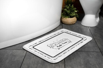 Alfombra de baño Bañera