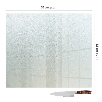 Tabla de picar Rectangular semitransparente