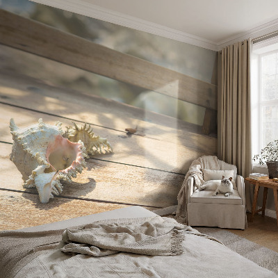 Fotomural decorativo para cabecero de cama con una escena relajante