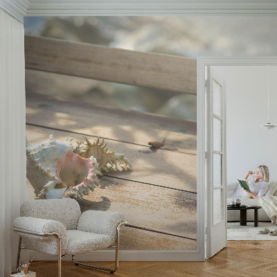 Fotomural decorativo para cabecero de cama con una escena relajante