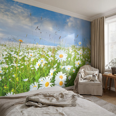 Papel mural con patrón decorativo con diseño «Pradera de verano»