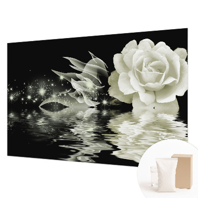 Papel mural texturado decorativo en color rosa luminoso