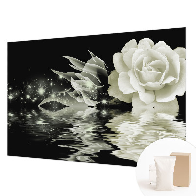 Papel mural texturado decorativo en color rosa luminoso