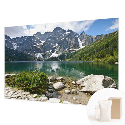 Mural decorativo con motivo de lago de montaña