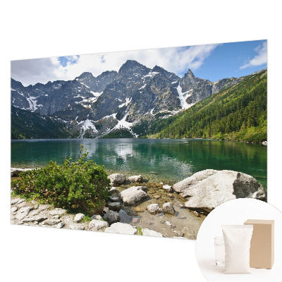 Mural decorativo con motivo de lago de montaña