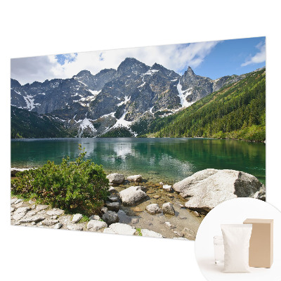 Mural decorativo con motivo de lago de montaña