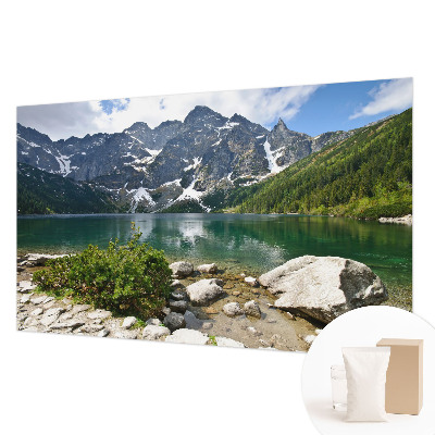 Mural decorativo con motivo de lago de montaña
