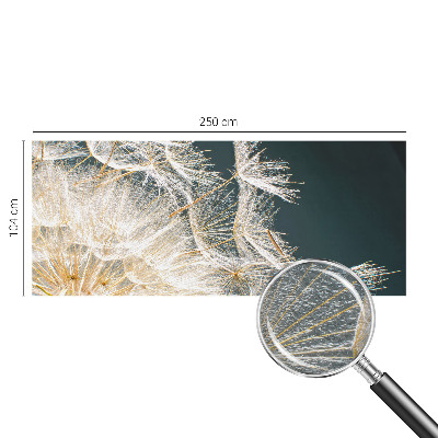 Fotomural decorativo para cabecero de cama con diseño de diente de león que transmite ligereza
