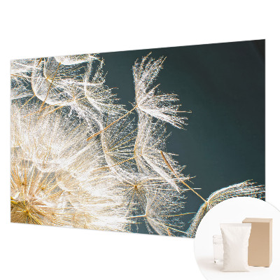 Fotomural decorativo para cabecero de cama con diseño de diente de león que transmite ligereza