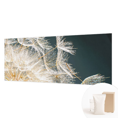 Fotomural decorativo para cabecero de cama con diseño de diente de león que transmite ligereza