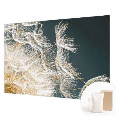 Fotomural decorativo para cabecero de cama con diseño de diente de león que transmite ligereza