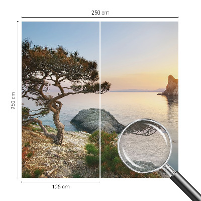 Fotomural decorativo para cabecero de cama con motivo de naturaleza pacífica