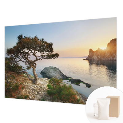 Fotomural decorativo para cabecero de cama con motivo de naturaleza pacífica