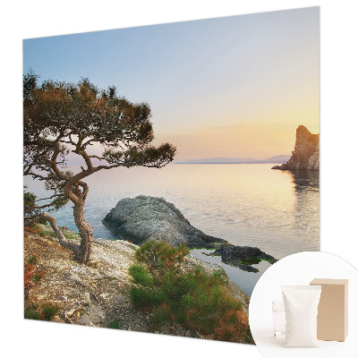 Fotomural decorativo para cabecero de cama con motivo de naturaleza pacífica