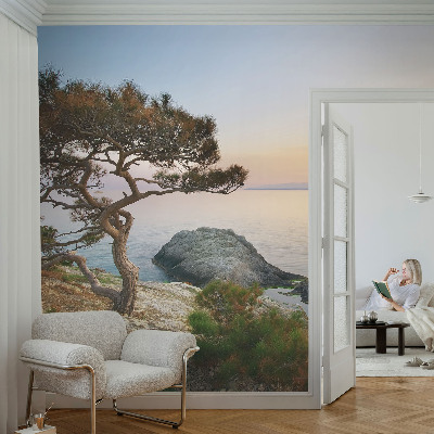 Fotomural decorativo para cabecero de cama con motivo de naturaleza pacífica