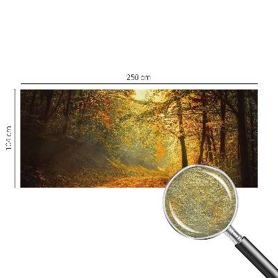 Fotomural decorativo para cabecero de cama con un paisaje otoñal