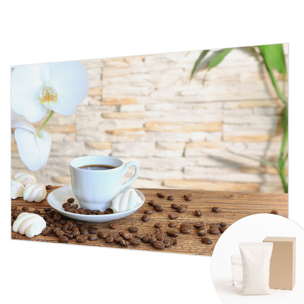 Mural de pared con estampado hermoso con motivo floral que transmite relajación