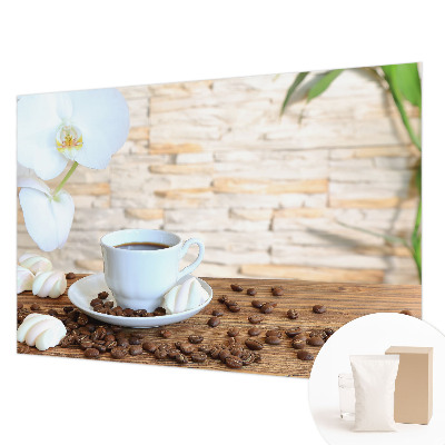 Mural de pared con estampado hermoso con motivo floral que transmite relajación