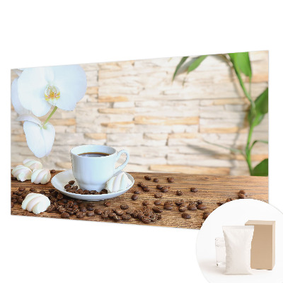 Mural de pared con estampado hermoso con motivo floral que transmite relajación