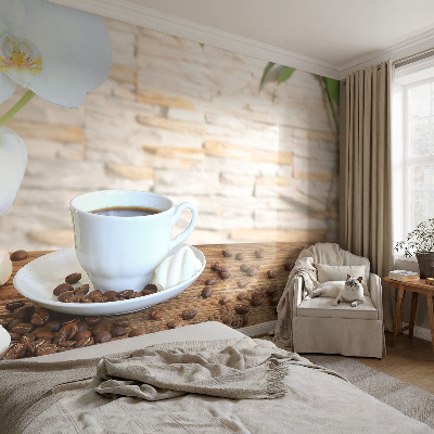 Mural de pared con estampado hermoso con motivo floral que transmite relajación