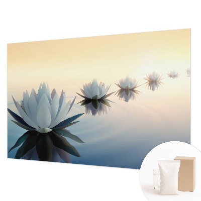 Fotomural decorativo para cabecero de cama con diseño 'Vista tranquila' para dormitorio