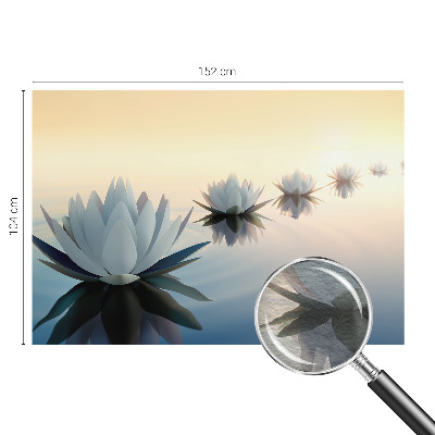 Fotomural decorativo para cabecero de cama con diseño 'Vista tranquila' para dormitorio