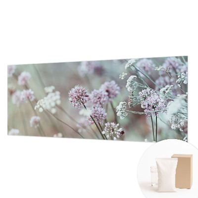 Mural de pared con estampado hermoso con diseño de flores silvestres