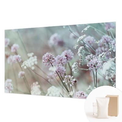 Mural de pared con estampado hermoso con diseño de flores silvestres