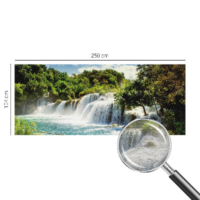 Papel mural texturado decorativo con diseño de cascada para un efecto llamativo