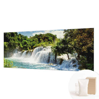 Papel mural texturado decorativo con diseño de cascada para un efecto llamativo