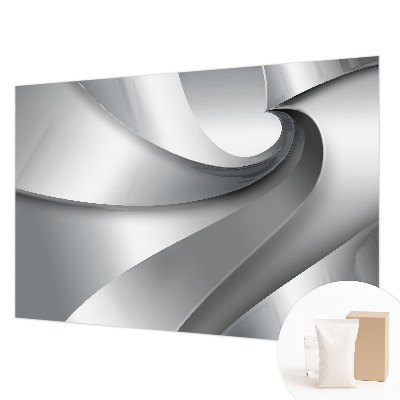 Papel mural con patrón decorativo con motivo de espirales geométricas