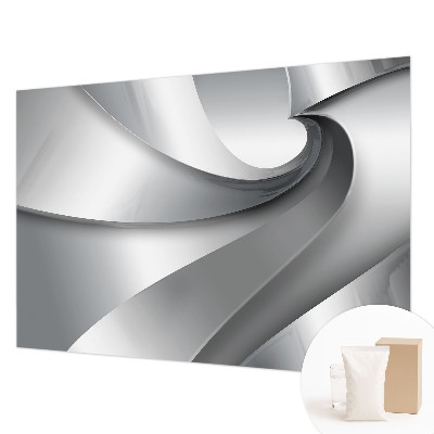 Papel mural con patrón decorativo con motivo de espirales geométricas