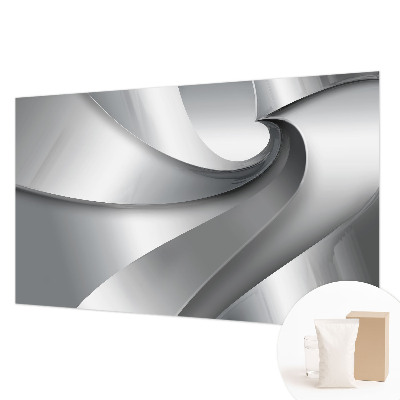 Papel mural con patrón decorativo con motivo de espirales geométricas