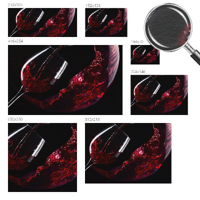 Mural de pared con estampado hermoso en color vino tinto