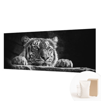 Papel mural texturado decorativo con diseño 'Mirada depredadora'
